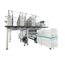 Jacquard lace warp knitting machine